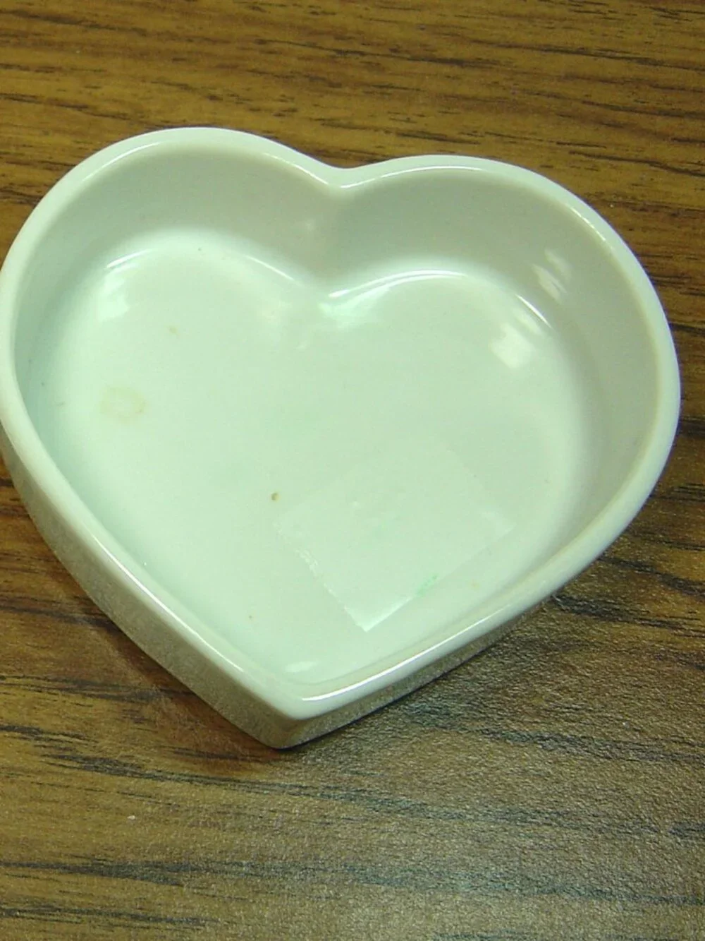 Vintage Precious Moments heart shaped trinket box -